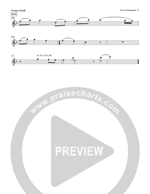 Come Emmanuel Pennywhistle (Red Tie Music)