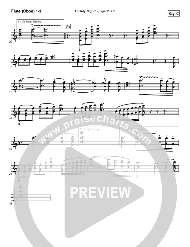 O Holy Night Wind Pack (Traditional Carol / PraiseCharts)