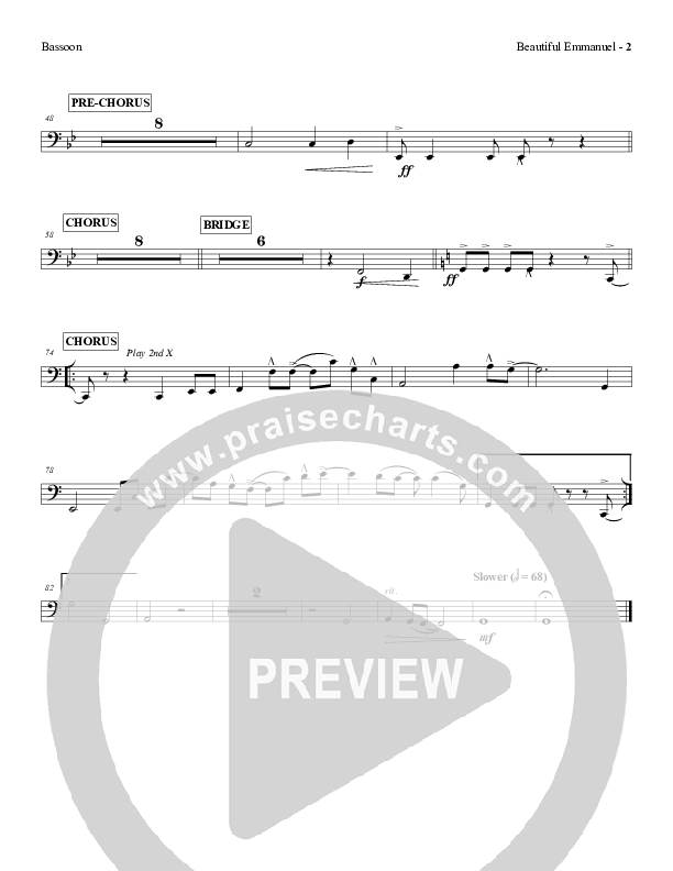 Beautiful Emmanuel Bassoon (Red Tie Music)