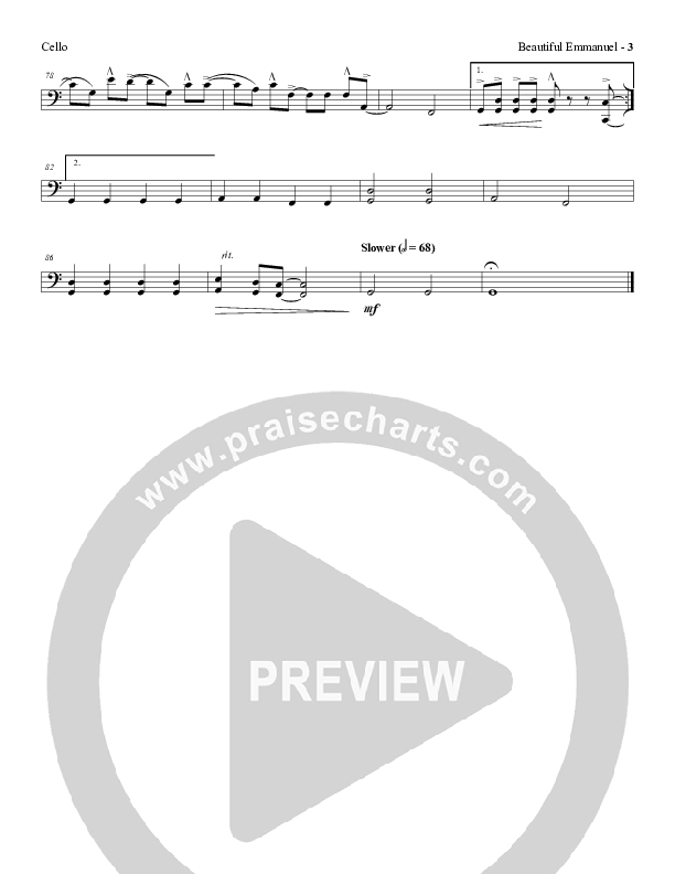 Beautiful Emmanuel Cello (Red Tie Music)