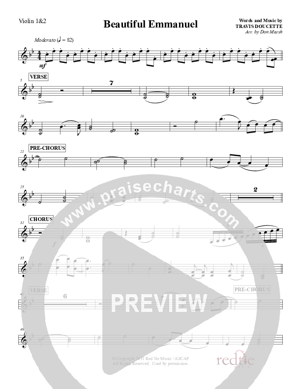 Beautiful Emmanuel Violin 1/2 (Red Tie Music)