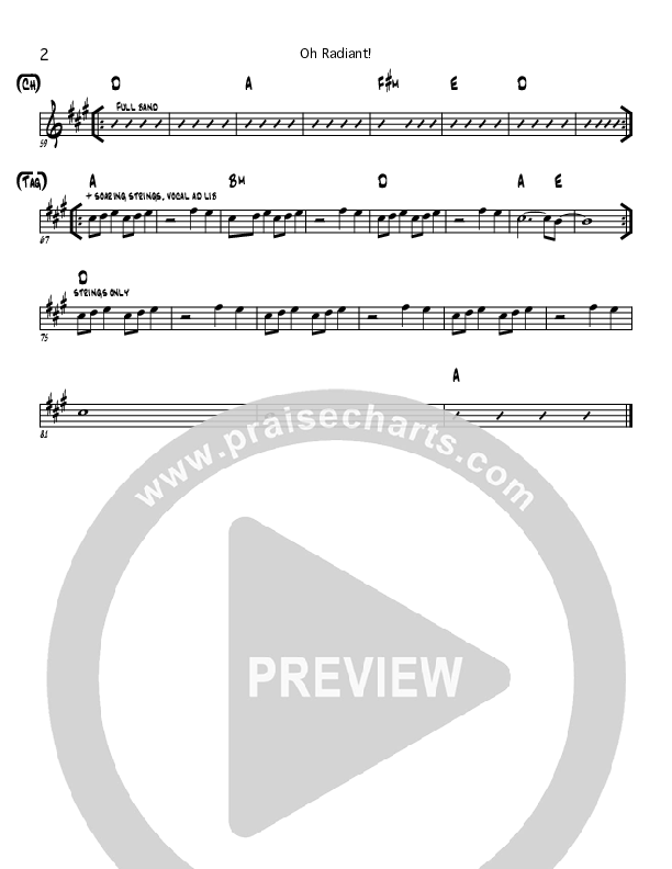 Oh Radiant Rhythm Chart (Seth Condrey)