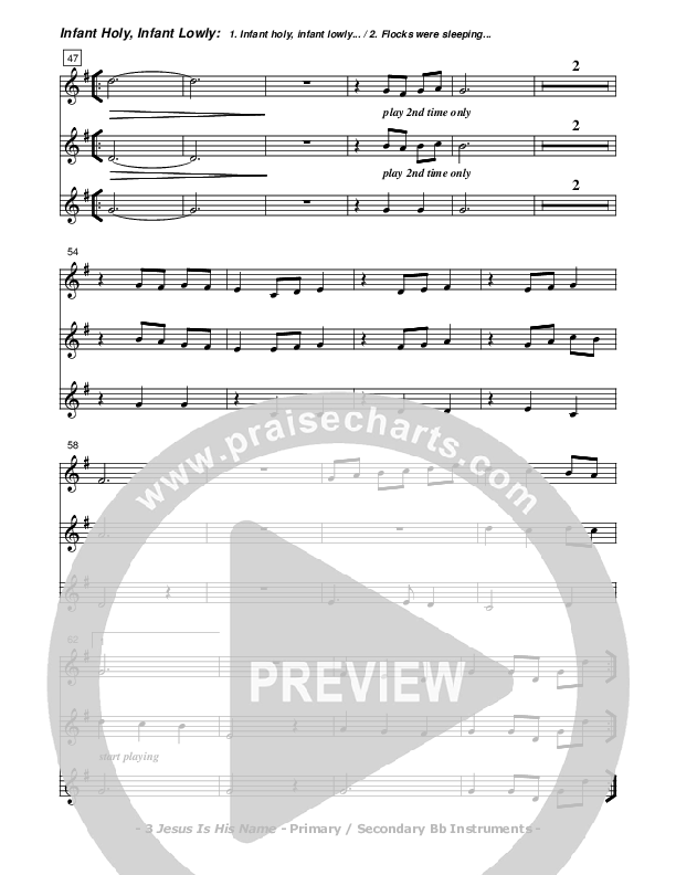 Jesus Is His Name Bb Instruments (Don Chapman)