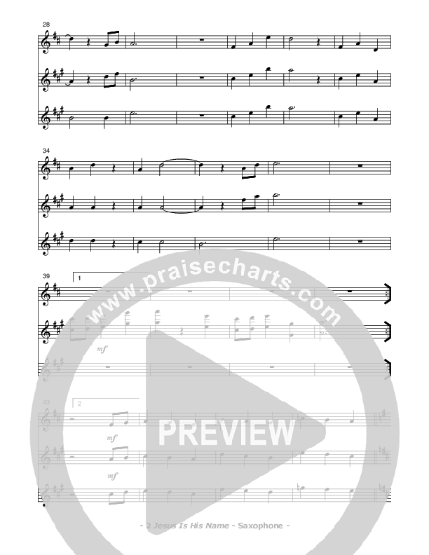 Jesus Is His Name Saxophone (Don Chapman)