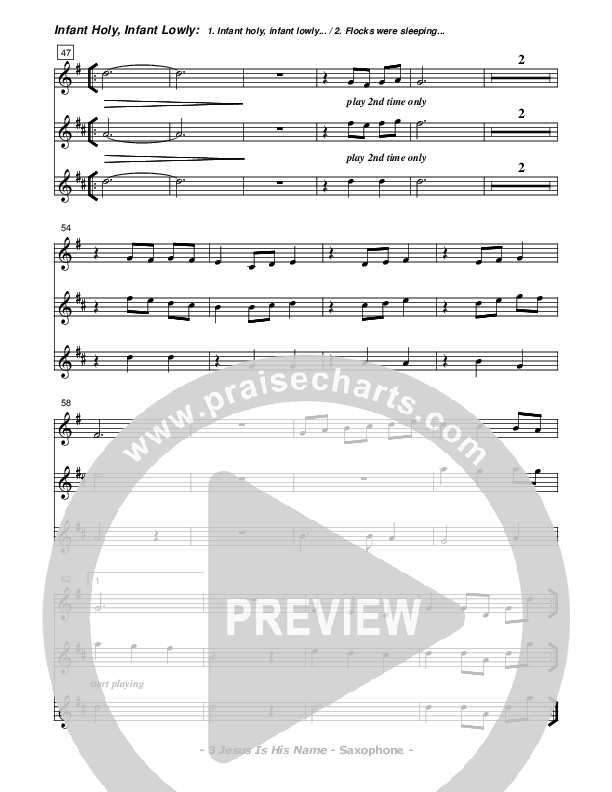 Jesus Is His Name Saxophone (Don Chapman)