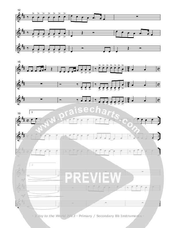 Joy To The World 2013 Bb Instruments (Don Chapman)