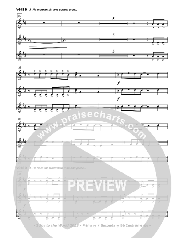 Joy To The World 2013 Bb Instruments (Don Chapman)