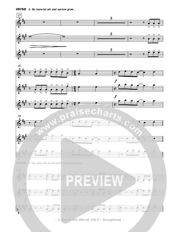 Joy To The World 2013 Saxophone (Don Chapman)