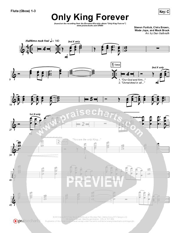 Only King Forever Wind Pack (Elevation Worship)