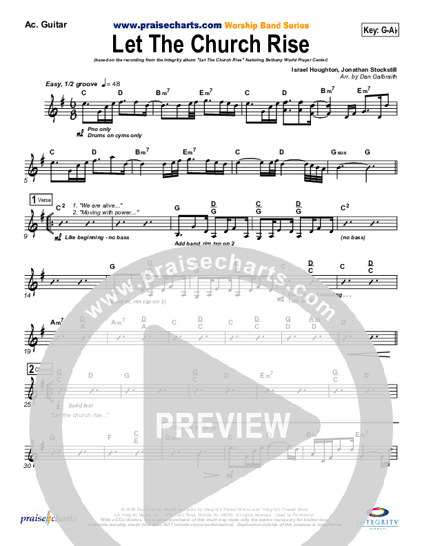 Let The Church Rise Acoustic Guitar (Jonathan Stockstill)