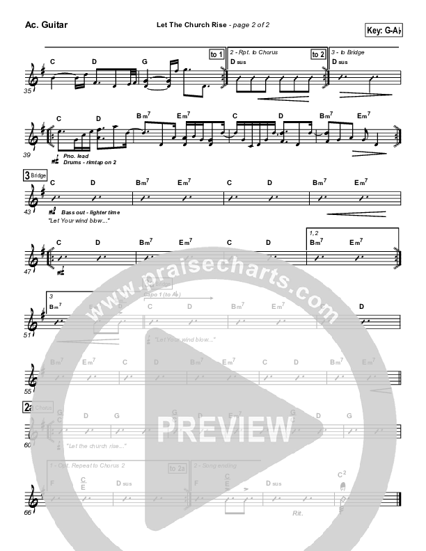 Let The Church Rise Acoustic Guitar (Jonathan Stockstill)