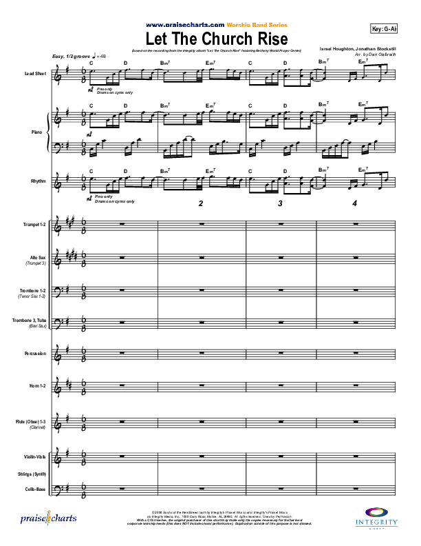 Let The Church Rise Conductor's Score (Jonathan Stockstill)