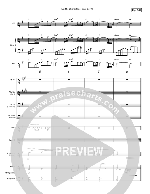 Let The Church Rise Conductor's Score (Jonathan Stockstill)