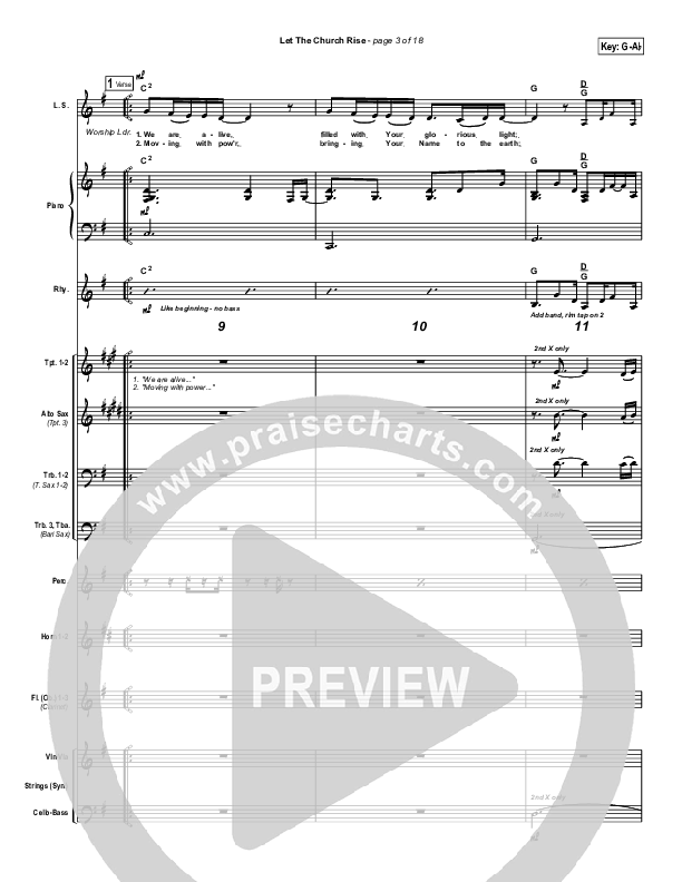 Let The Church Rise Conductor's Score (Jonathan Stockstill)