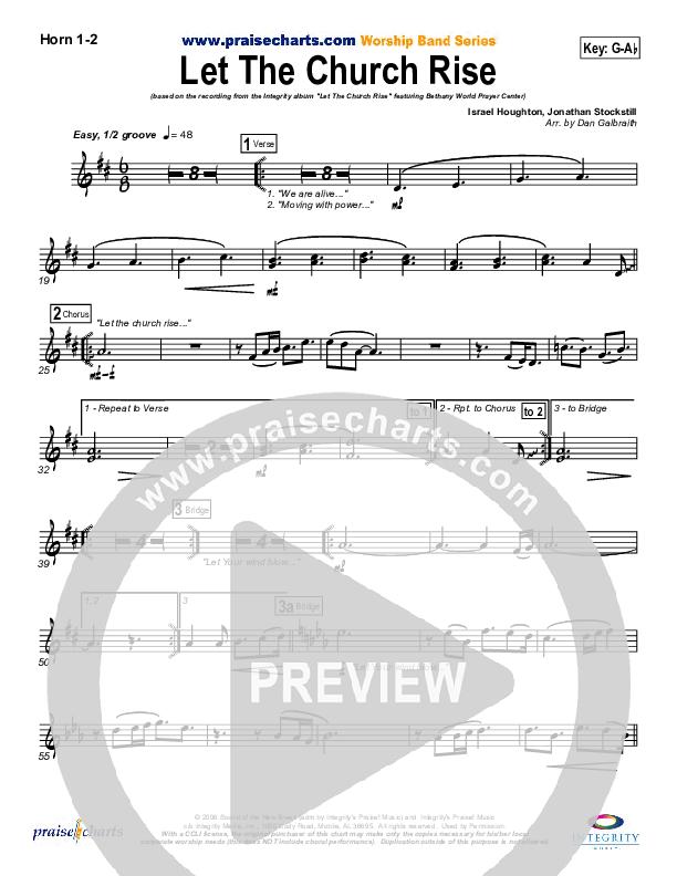 Let The Church Rise French Horn 1/2 (Jonathan Stockstill)