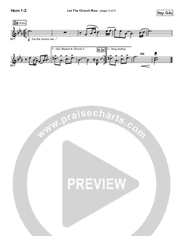Let The Church Rise French Horn 1/2 (Jonathan Stockstill)