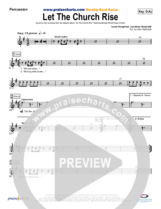 Let The Church Rise Percussion (Jonathan Stockstill)