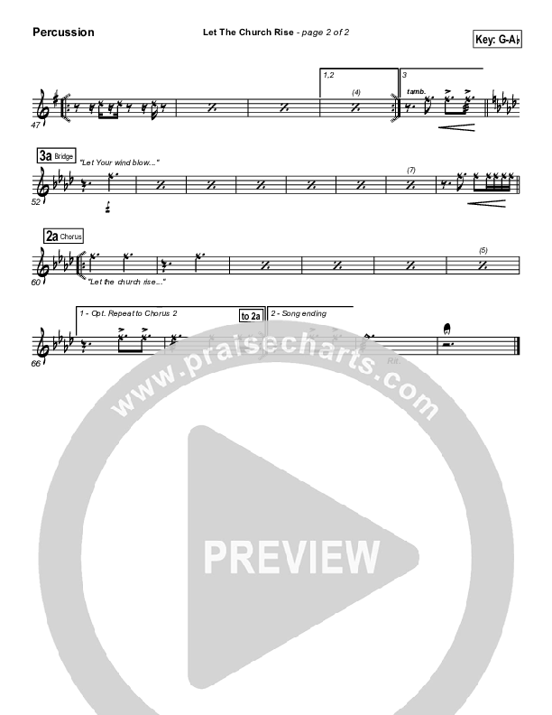 Let The Church Rise Percussion (Jonathan Stockstill)