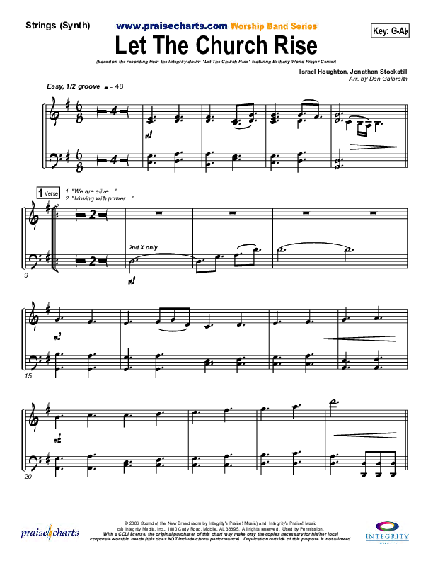 Let The Church Rise Synth Strings (Jonathan Stockstill)