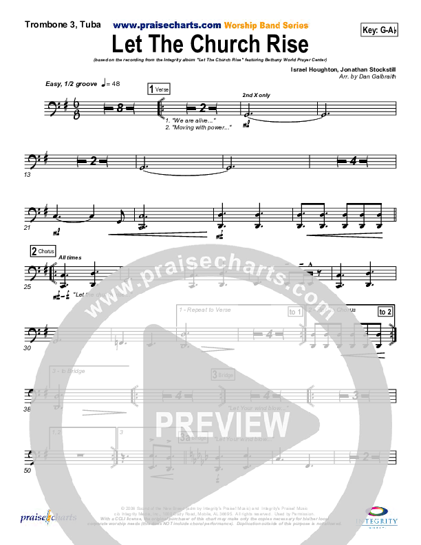Let The Church Rise Trombone 3/Tuba (Jonathan Stockstill)