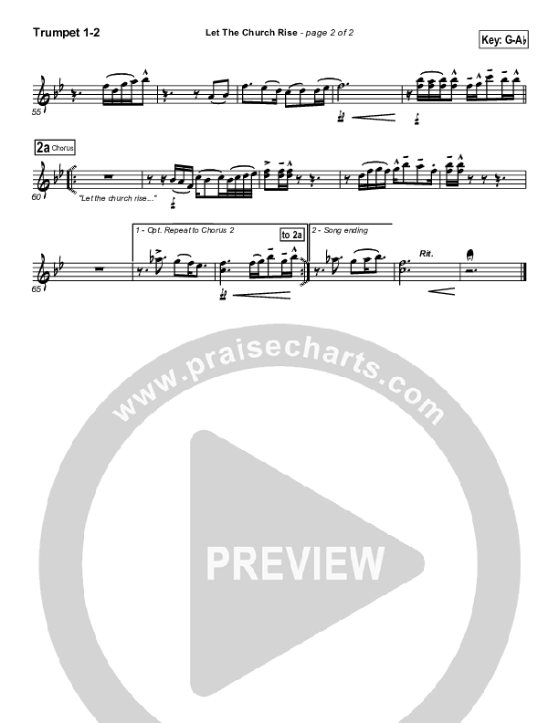 Let The Church Rise Trumpet 1,2 (Jonathan Stockstill)
