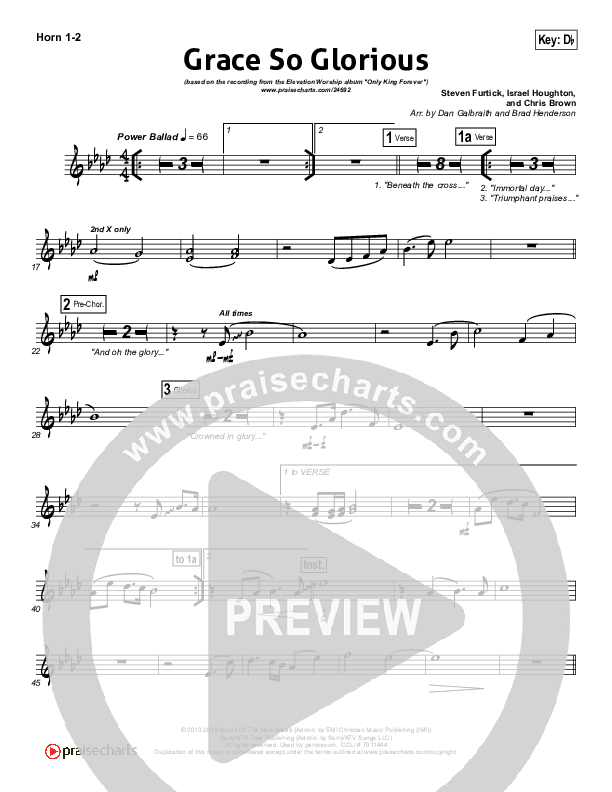 Grace So Glorious Brass Pack (Elevation Worship)