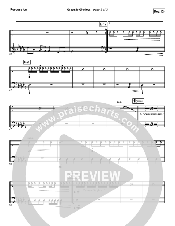 Grace So Glorious Percussion (Elevation Worship)