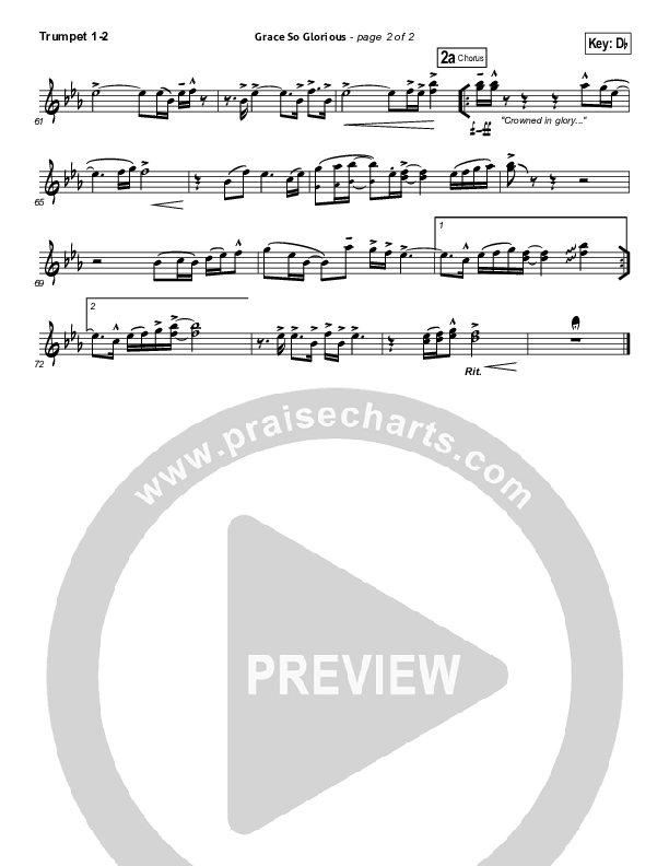 Grace So Glorious Trumpet 1,2 (Elevation Worship)