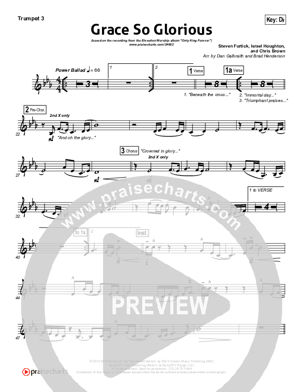 Grace So Glorious Trumpet 3 (Elevation Worship)