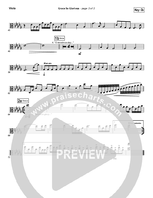 Grace So Glorious Viola (Elevation Worship)