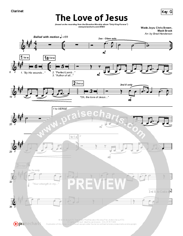 The Love Of Jesus Wind Pack (Elevation Worship)