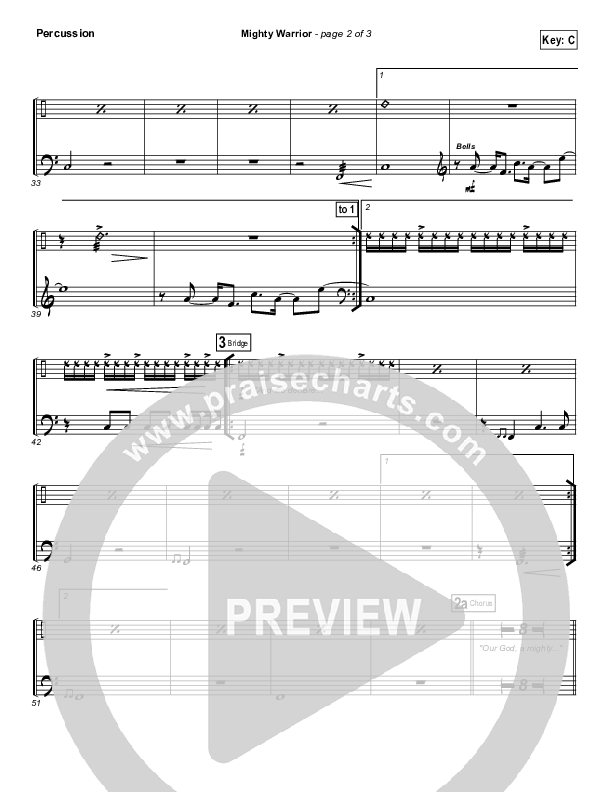 Mighty Warrior Percussion (Elevation Worship)