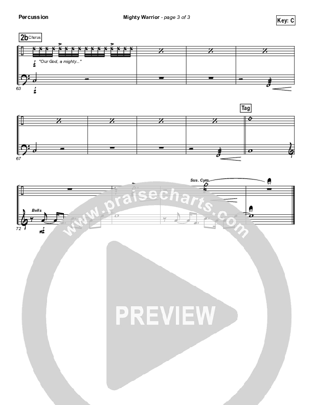 Mighty Warrior Percussion (Elevation Worship)