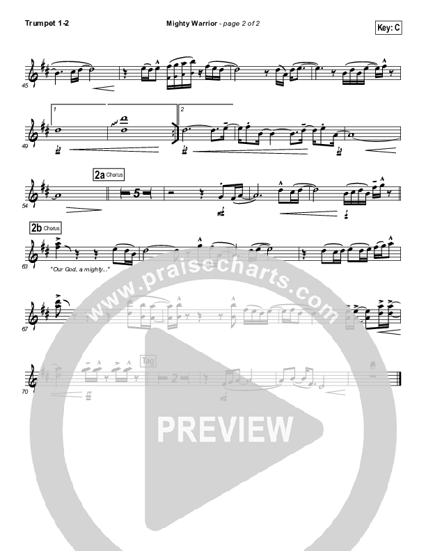 Mighty Warrior Trumpet 1,2 (Elevation Worship)