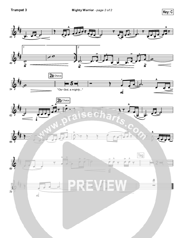 Mighty Warrior Trumpet 3 (Elevation Worship)