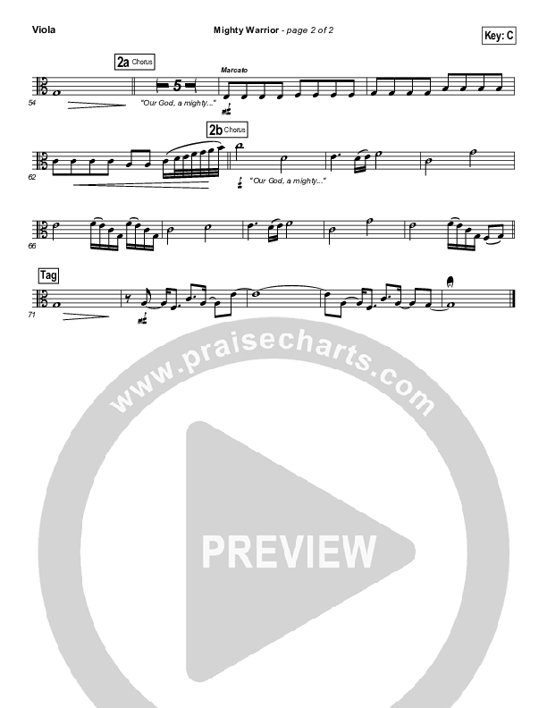 Mighty Warrior Viola (Elevation Worship)