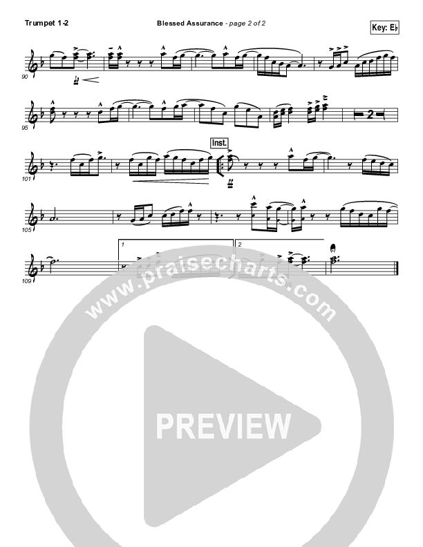 Blessed Assurance Trumpet 1,2 (Elevation Worship)