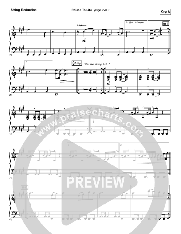 Raised To Life Strings (Elevation Worship)