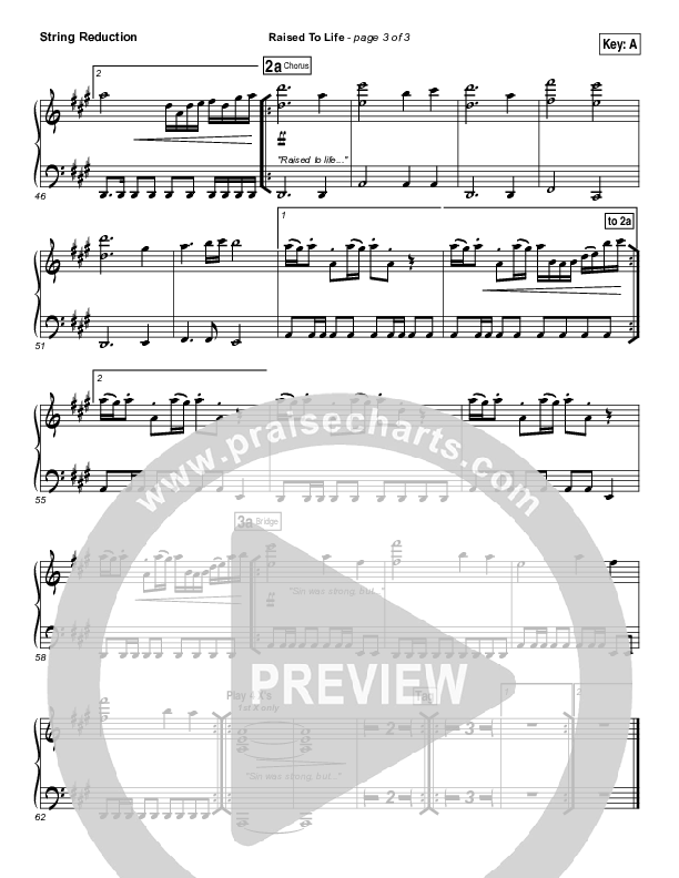 Raised To Life Strings (Elevation Worship)