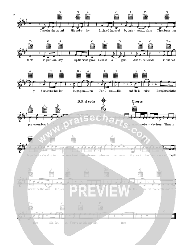 In Christ Alone Lead Sheet (CP Worship)