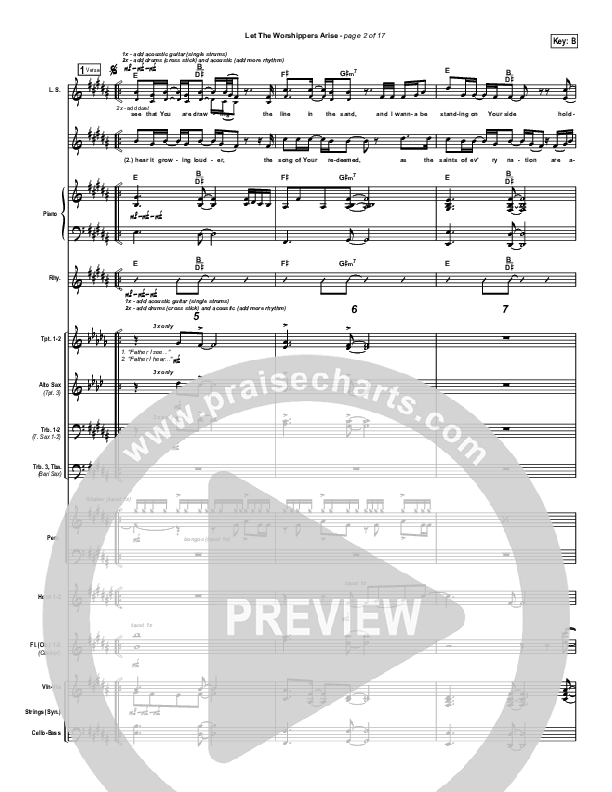 Let The Worshippers Arise Conductor's Score (Phillips Craig & Dean)