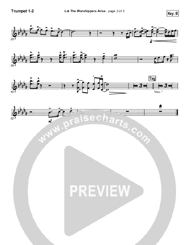 Let The Worshippers Arise Trumpet 1,2 (Phillips Craig & Dean)