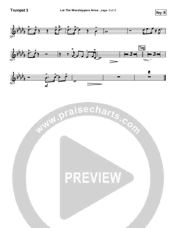 Let The Worshippers Arise Trumpet 3 (Phillips Craig & Dean)