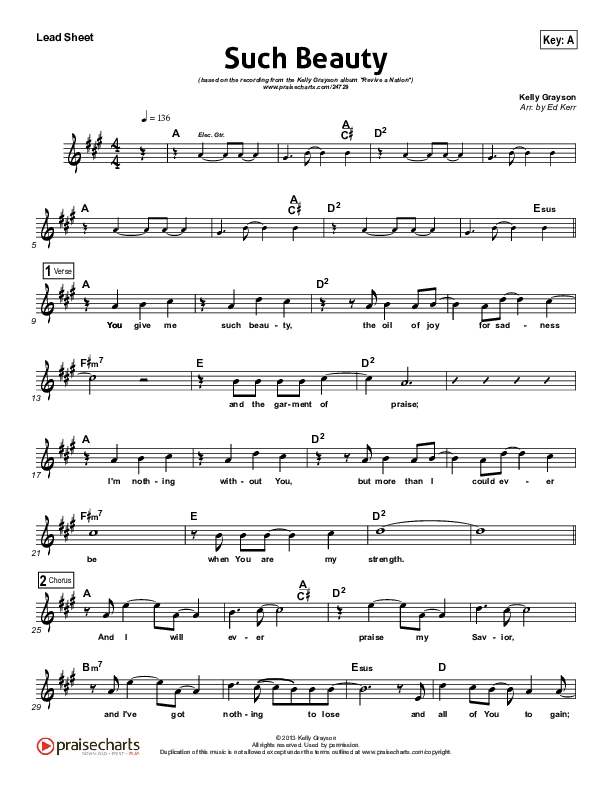 Such Beauty Lead (SAT) (Kelly Grayson)