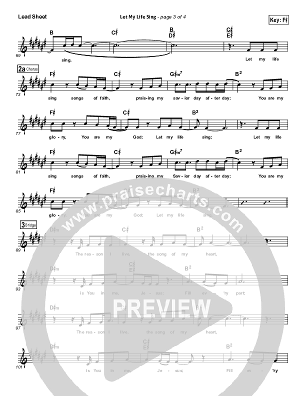 Let My Life Sing Lead (SAT) (Kelly Grayson)