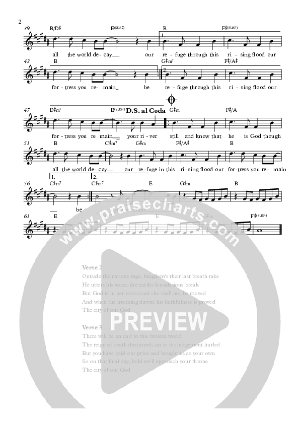City Of Our God (Psalm 46) Lead Sheet (Andrew Wyatt)