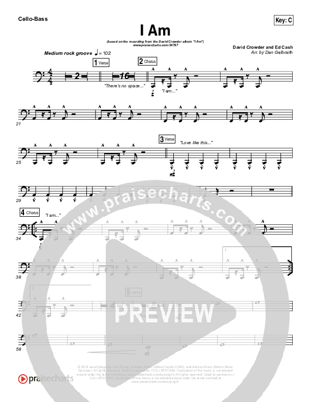 I Am Cello/Bass (David Crowder)