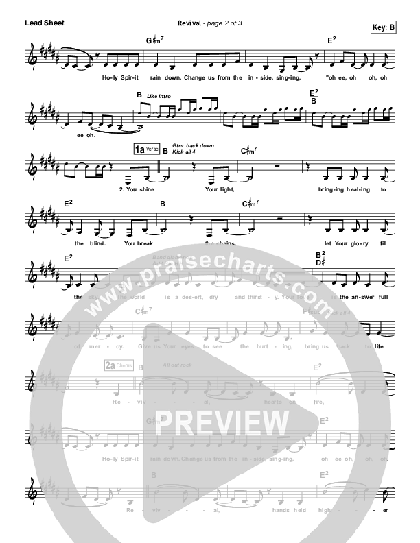 Revival Lead (SAT) (Soulfire Revolution / Kim Walker-Smith)