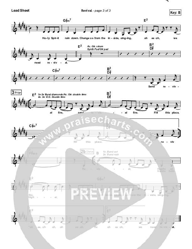 Revival Lead (SAT) (Soulfire Revolution / Kim Walker-Smith)