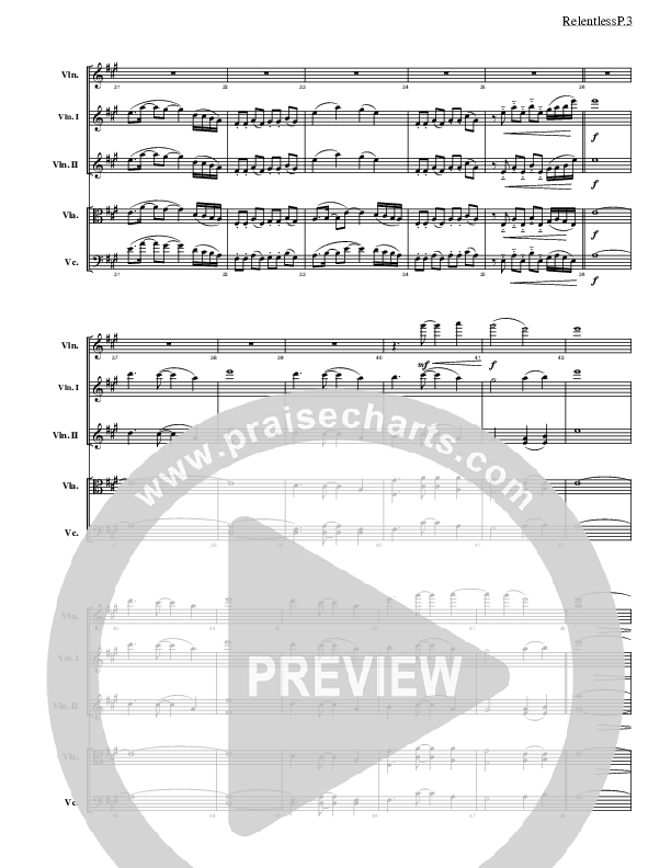 Relentless Conductor's Score (David Glenn)